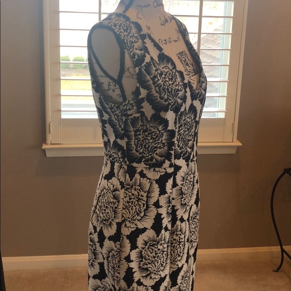 Plenty Tracy Reese Black and White Floral Dress - Picture 6 of 7